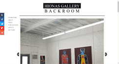 Desktop Screenshot of hionasgallery.com