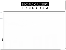 Tablet Screenshot of hionasgallery.com